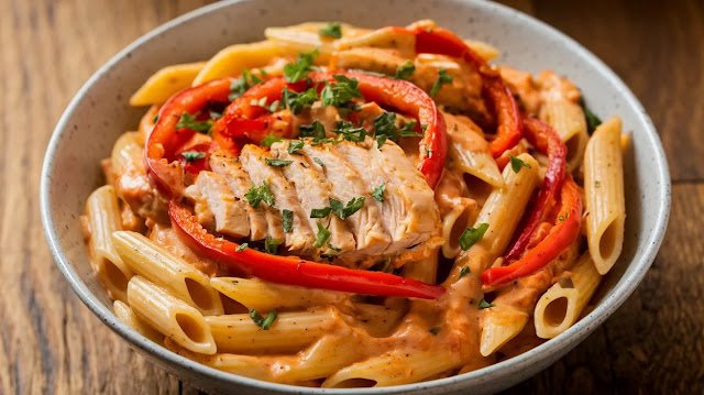 Creamy Chicken Fajita Pasta
